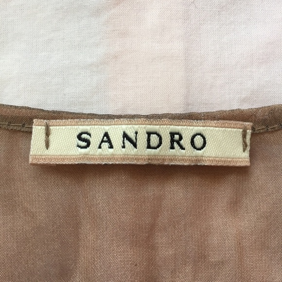 SHEER LACY LACE-UP BLOUSE - Picture 5 of 5